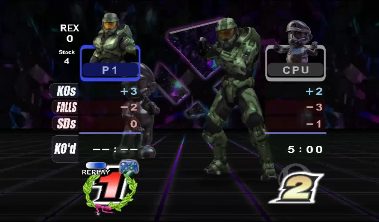 Super Smash Rex (Brawl Mod) Master Chief & Zero Vs. Metal Mario - No items Custom Music