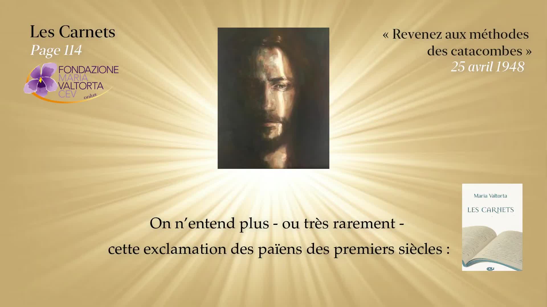 _Revenez aux méthodes des catacombes_ _ Jésus à Maria Valtorta