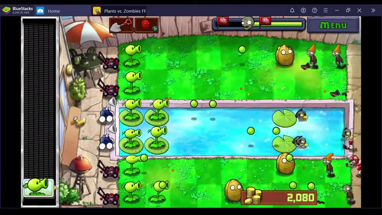 Attacked by mini zombies Plants Vs Zombies gameplay
