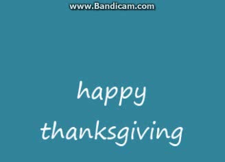happy thanksgiving
