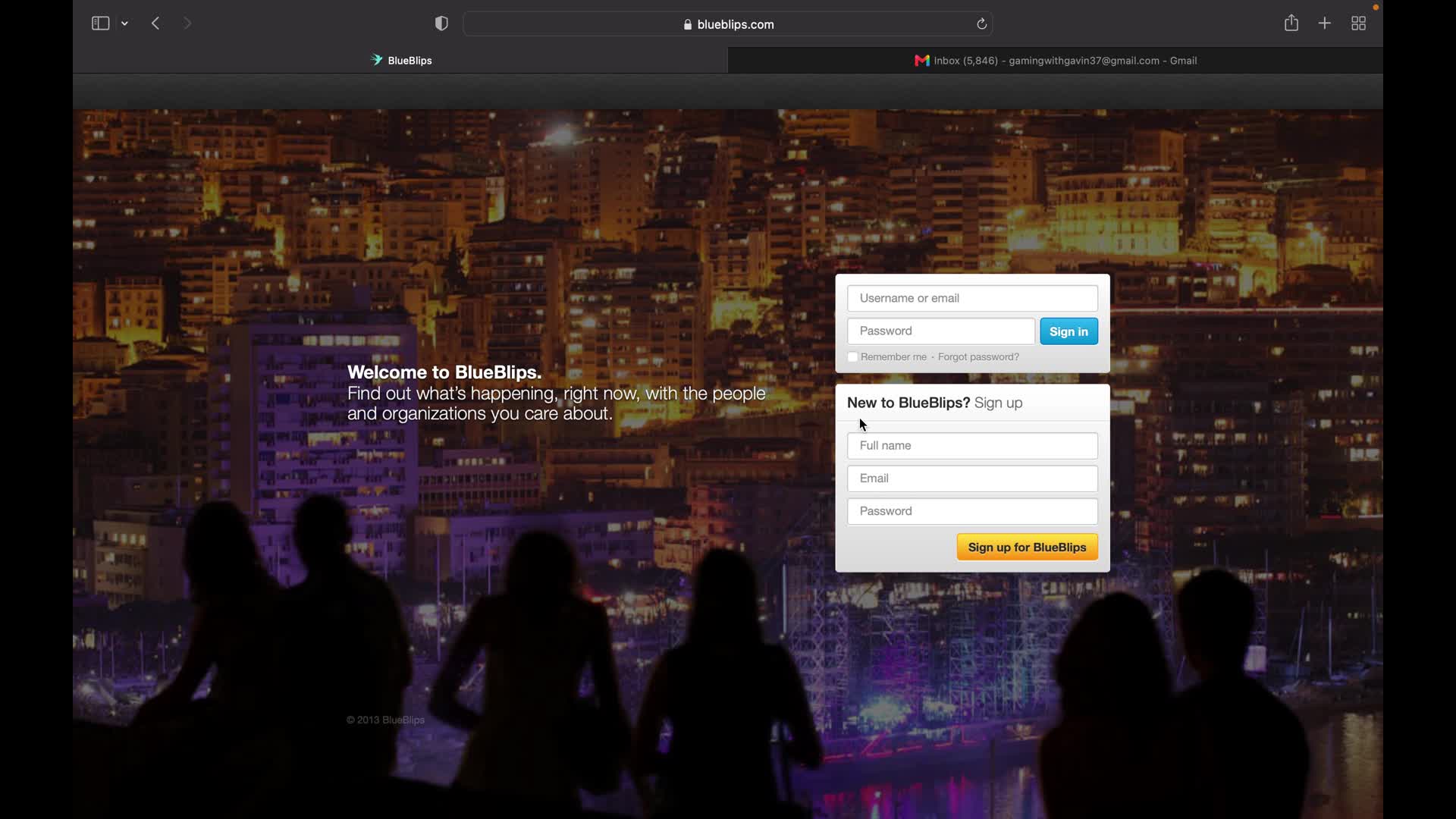 How to reset your BlueBlips password