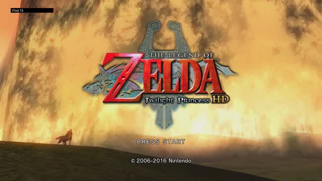 The First 15 Minutes of The Legend of Zelda: Twilight Princess HD (Wii U)