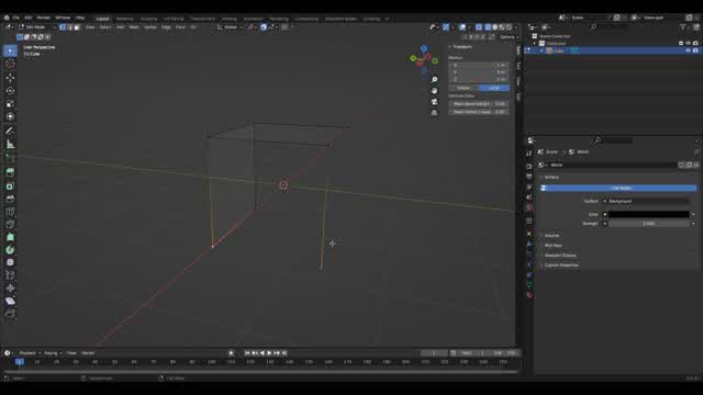 How to make a cube in Blender (fr/en) How to make a cube in Blender (fr/en)