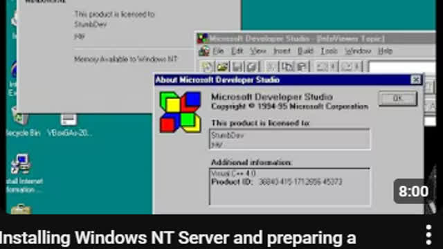 Setting up Windows NT 4.0 for Development!