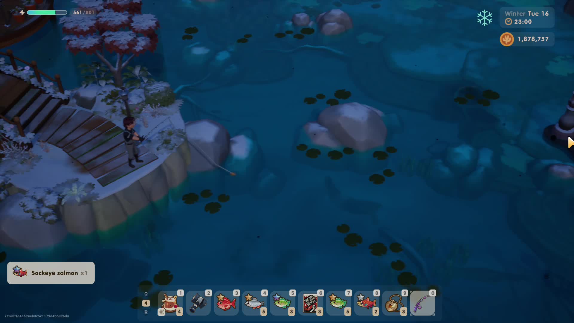 Coral Island - Pesca bajo la nieve con música navideña para que reflexionemos juntos Coral Island - Pesca bajo la nieve con música navideña para que reflexionemos juntos