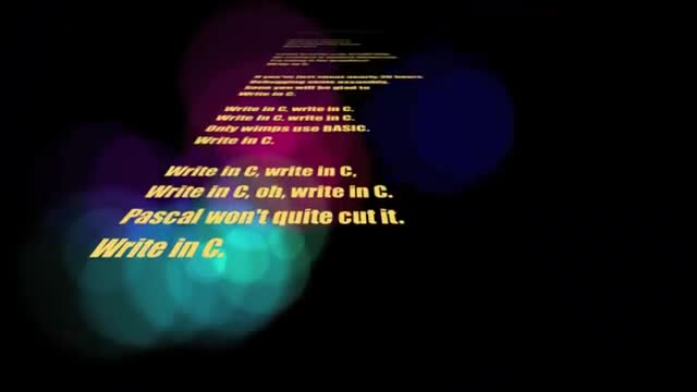 Write in C