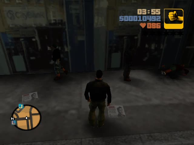 NPCS IN GTA 3 FIGHTING!