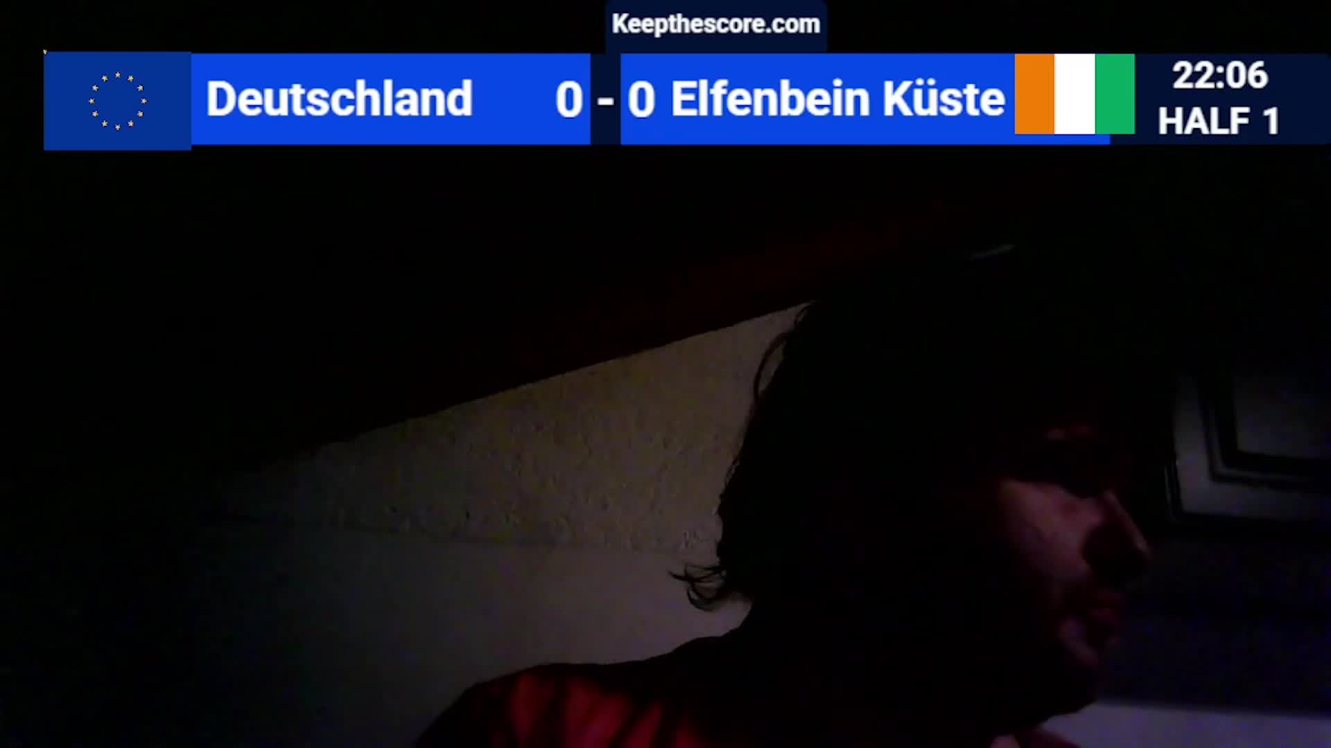 So Gucke ich die Erste  Häfte von  Deutschland gegen Elfenbeinküste