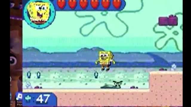 spongebob treasure hunt gameplay