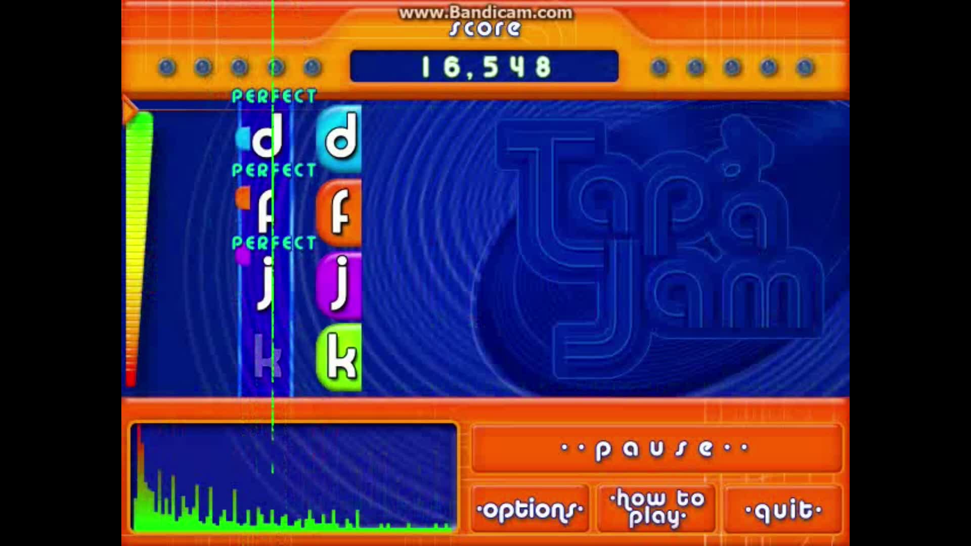 Playing Tap a Jam