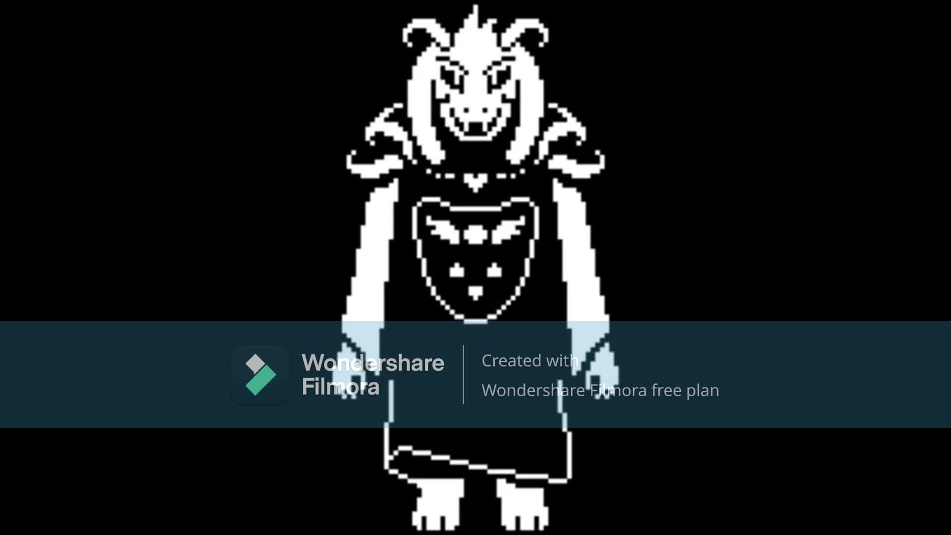 Asriel Dreemurr (First Phase Boss Form) sings Bad Apple
