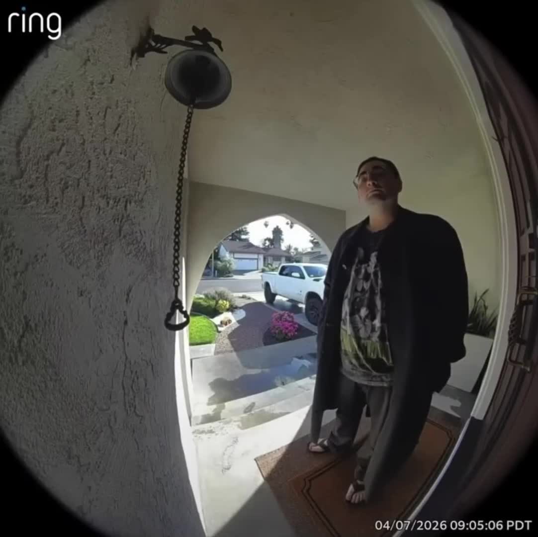 "Doorbell Chud" Ring camera footage