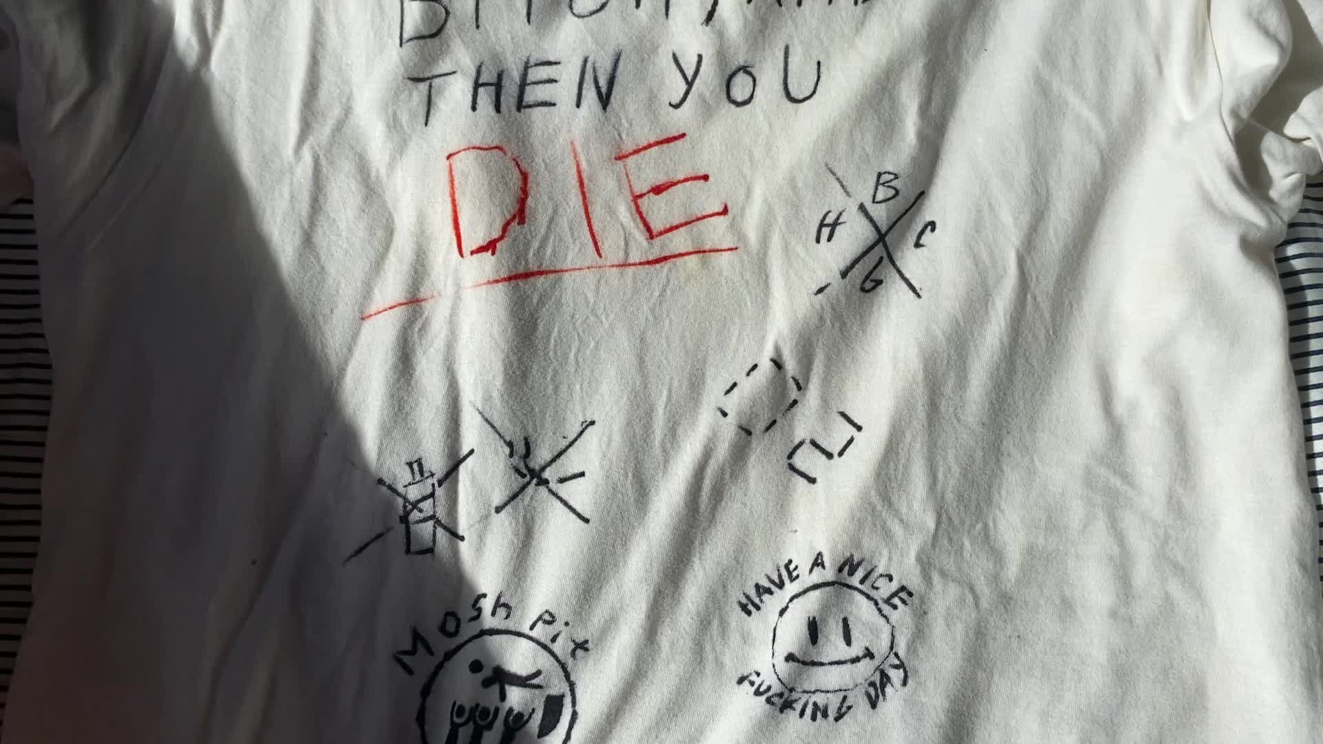 Showing off my HC T-shirt Showing off my HC T-shirt