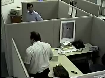 Man destroys computer