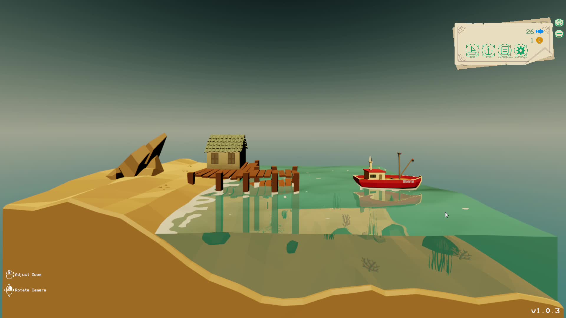 FishingIsle - Pesca idle para tener de fondo de pantalla