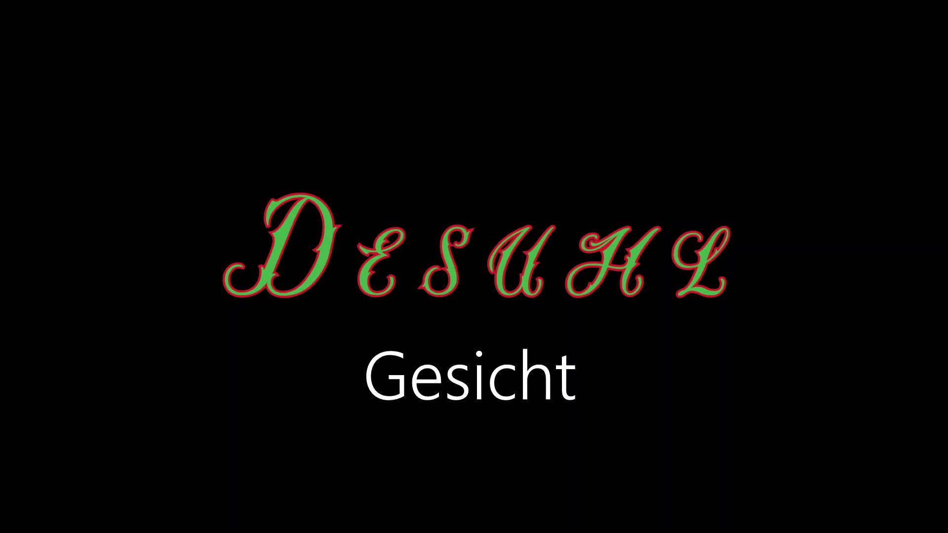 Desuhl ¦ Gesicht (offizielles audio)