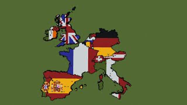 Minecraft World Flag Map - Part 1 - Western Europe Minecraft World Flag Map - Part 1 - Western Europe