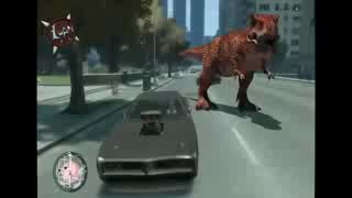 T-rex 3d animation in GTA IV T-rex 3d animation in GTA IV
