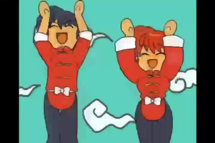 Ranma Caramell danse