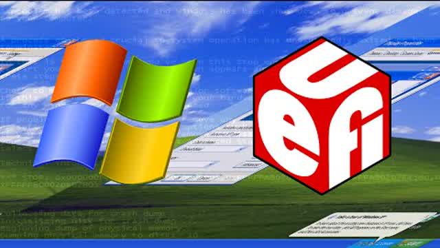 Windows XP on UEFI (no CSM) (reupload) - enderman