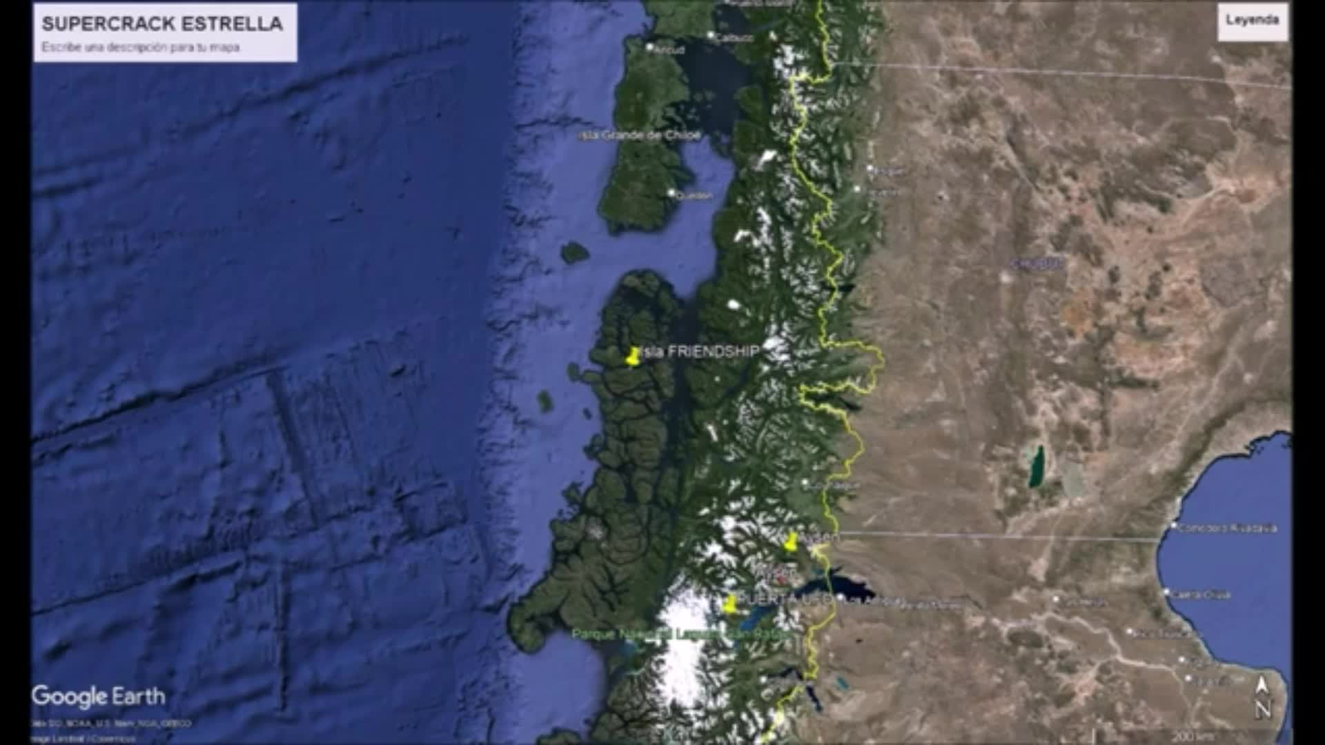 312 Entradas extraterrestres en La Rinconada chile google earth 1