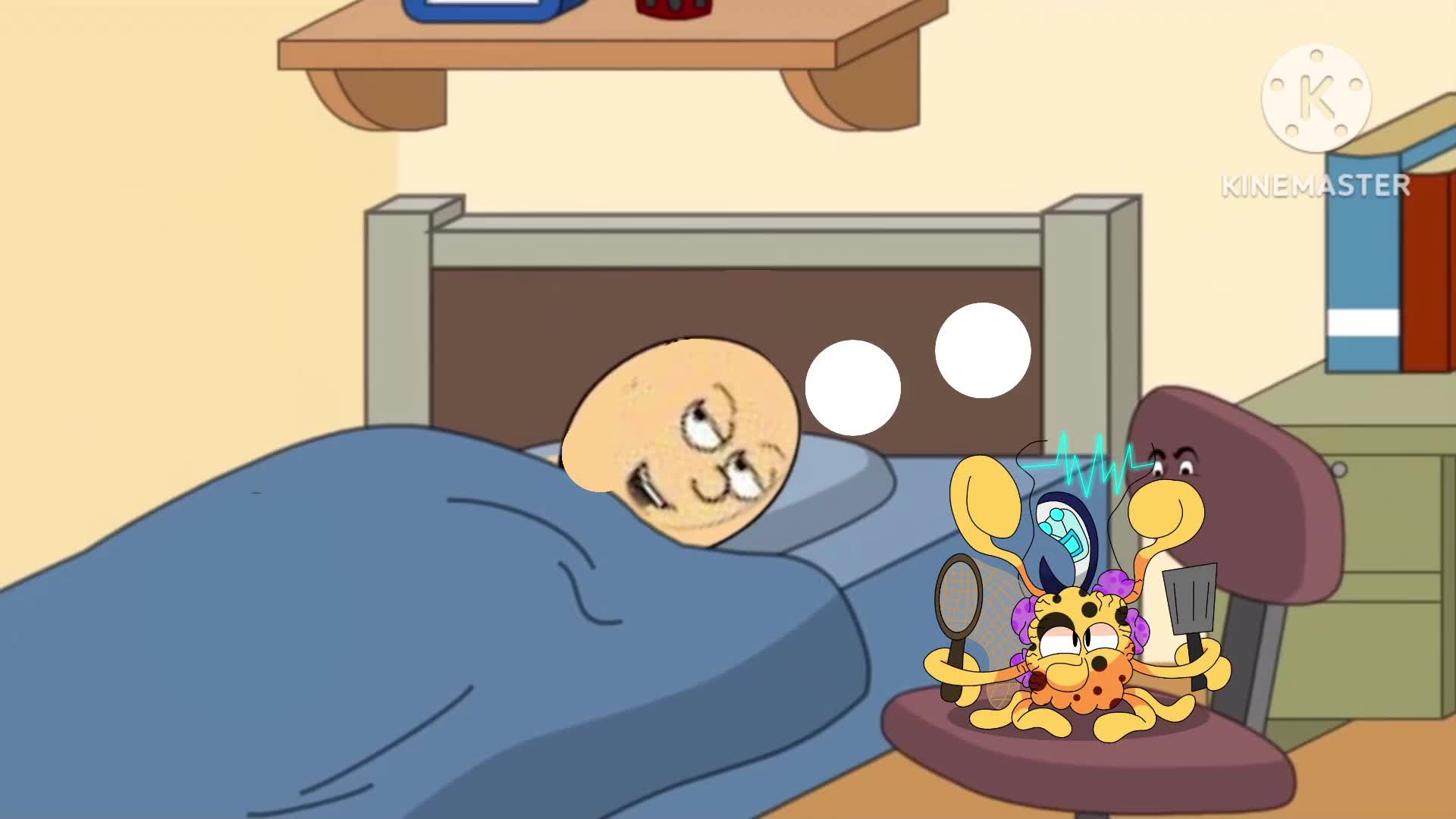 Caillou masturbates in bed / grounded grounded grounded