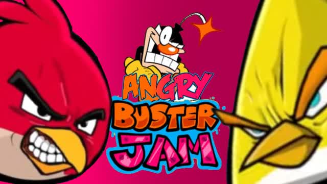 Angry buster jam (angry birds meet buster jam) parody video
