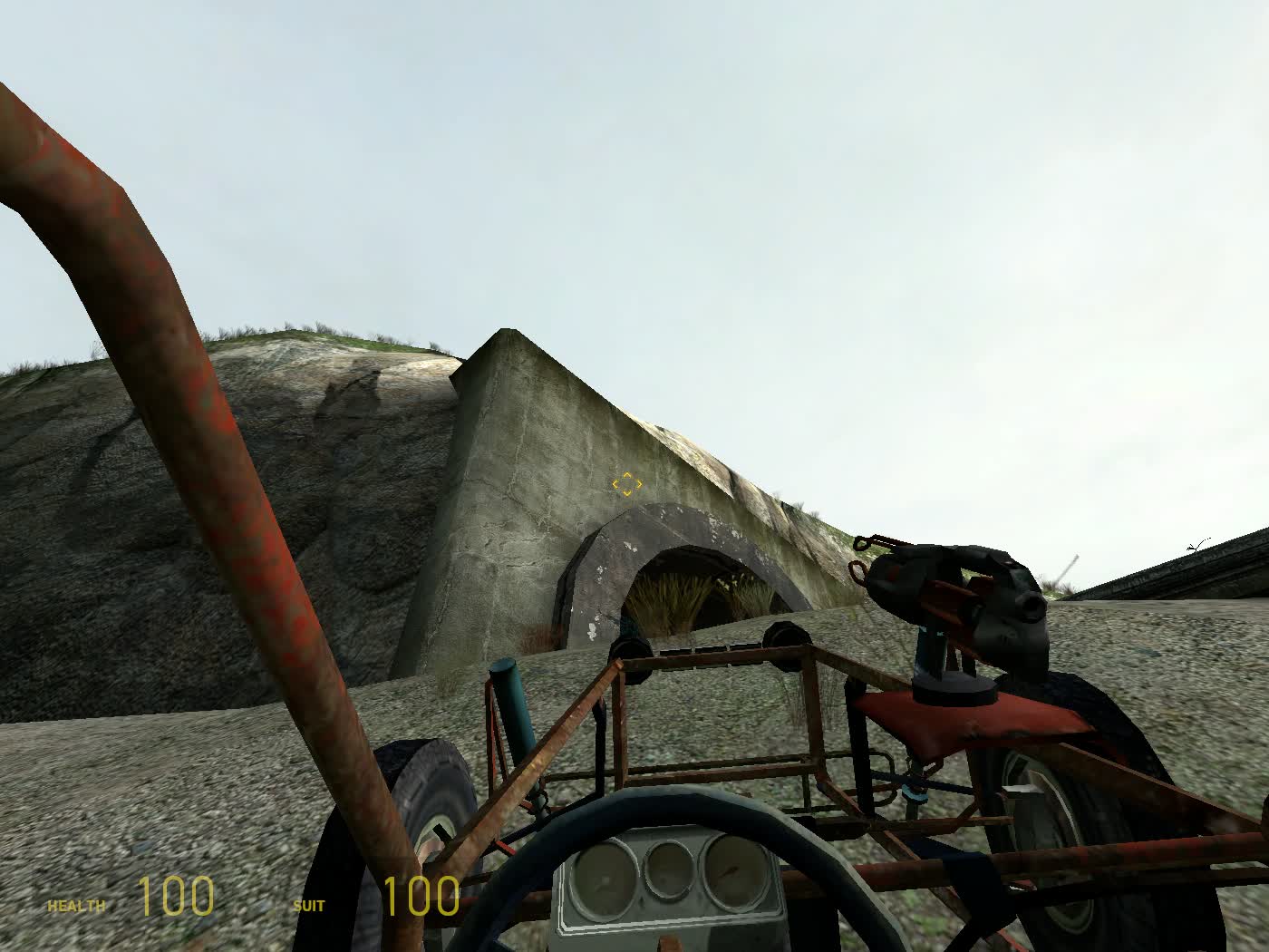 dying in hl2 because got ran over by a train