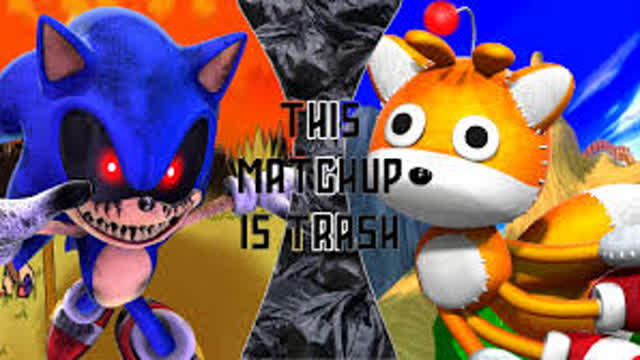Sonic.EXE vs Tails Doll - Epic Rap Battles of Cancer