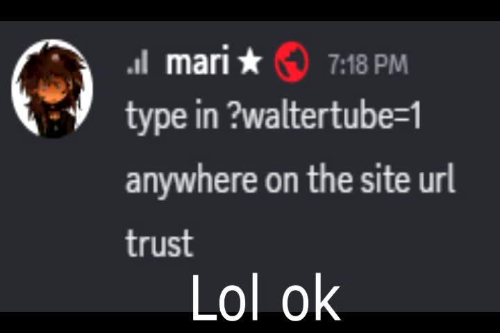 WALTERTUBE IS BACK
