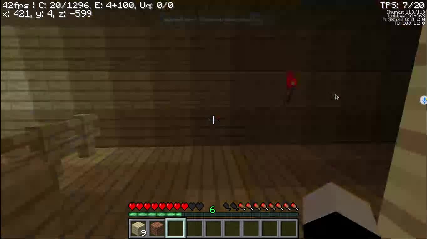 my rendering of the bendy map in Minecraft.