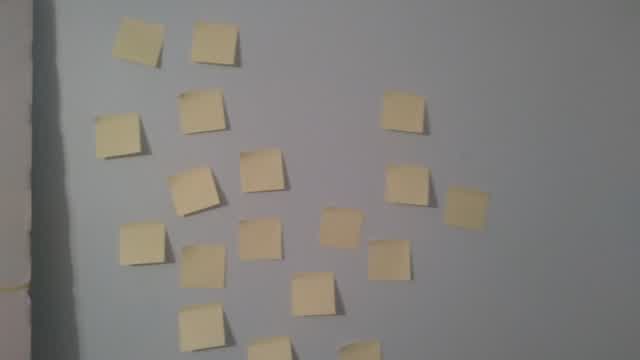 I Tried to Put 80 Post-it Notes on a Wall (Only Got 18)