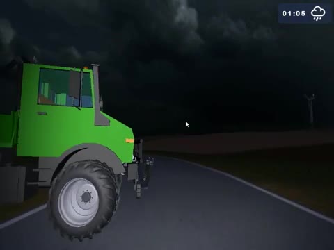 lLandwirtschafts simulator 2009 Mersedes Benz truck