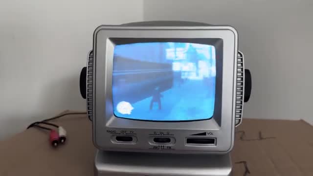 GTA 4 on Black and White CRT