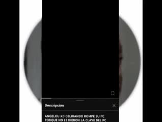 Angelou rompiendo su pc