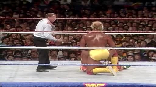 Wrestlemania 6 - Hulk Hogan vs. Ultimate Warrior (WWE Title/WWE Intercontinental Title Match)
