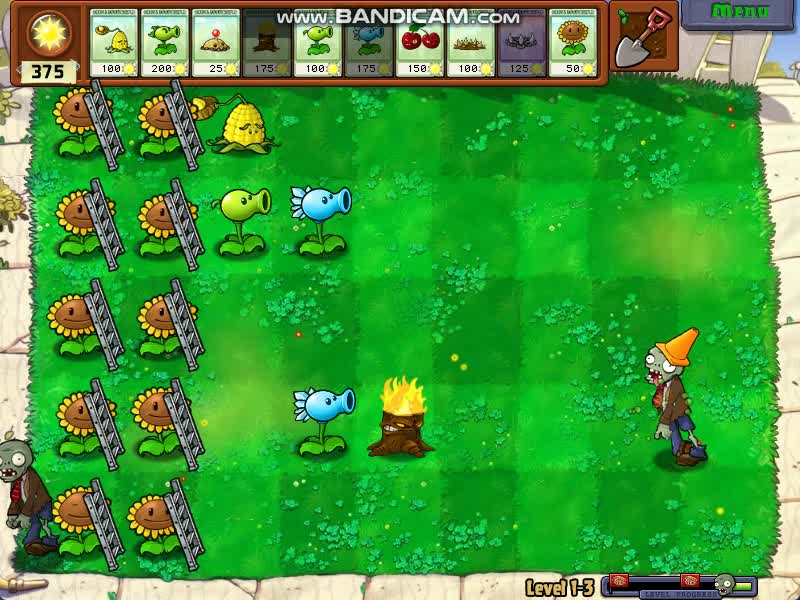 Playing Plants VS Zombies Part 1