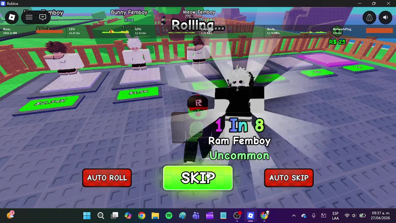 femboy gay $360/s - Roll a Femboy