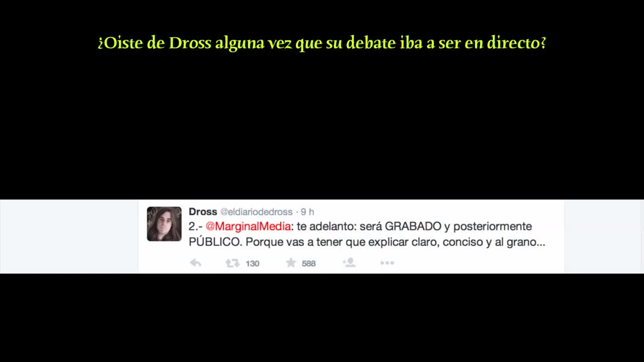 El ultimo vídeo sobre DrossRotzank en el canal MarginalMedia.