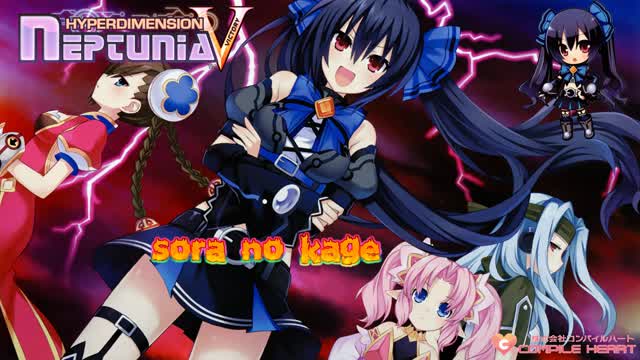 Hyperdimension Neptunia Noire Tribute Slideshow AMV - sora no kage [eufonius]