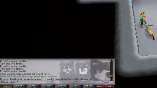 51kc Armadyl Cbow on My Iron in OSRS 51kc Armadyl Cbow on My Iron in OSRS