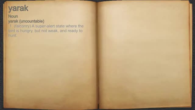 What does yarak mean?