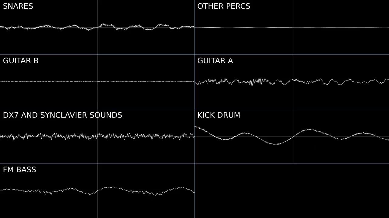 Starship - We Built This City (oscilloscope view)