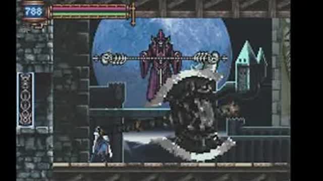 Castlevania: Aria of Sorrow Extras 03 Modo Boss Rush, matando a todos los jefes