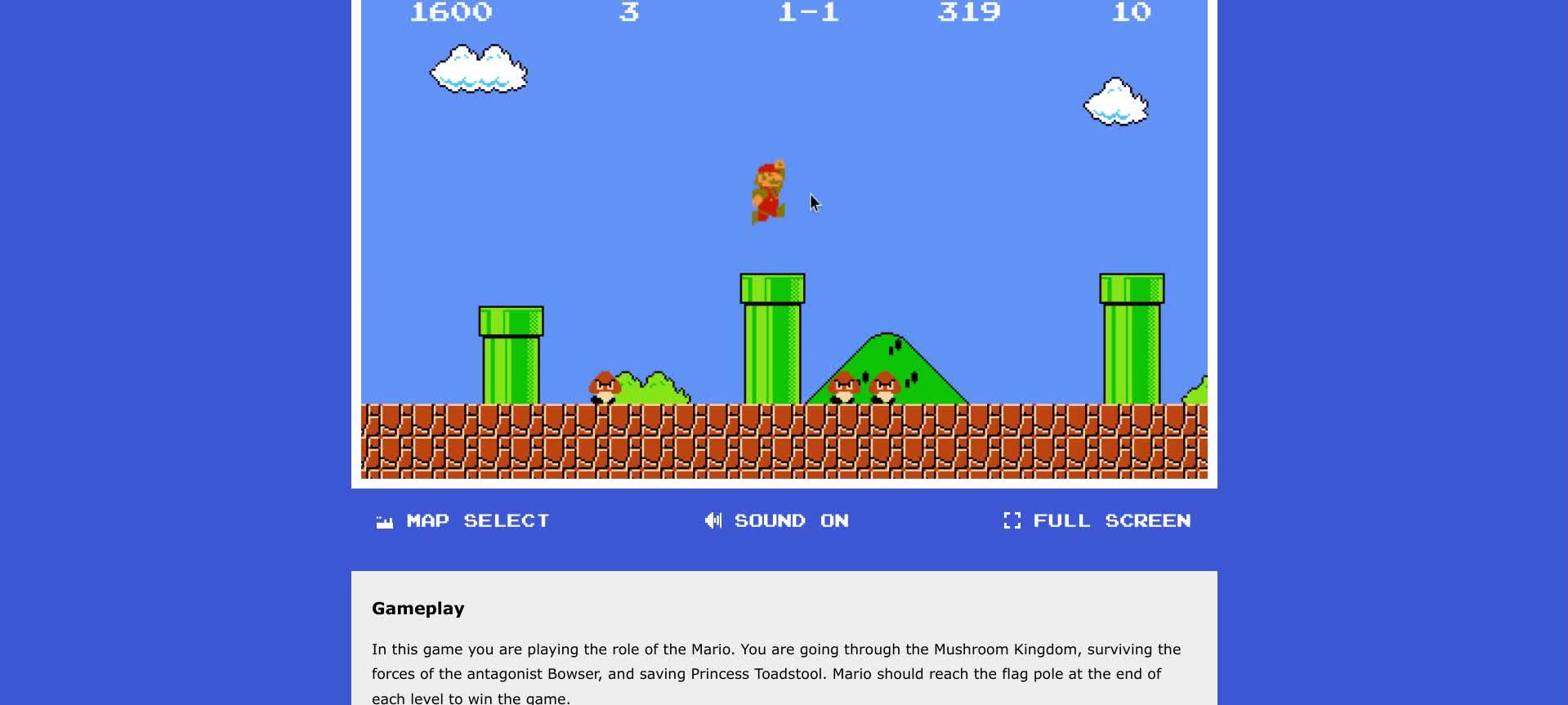 Playing Super Mario Bros. Part 1