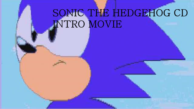 Sonic CD Sega CD into!!