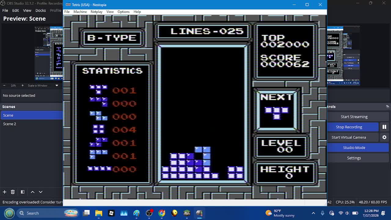 A moron plays Tetris A moron plays Tetris