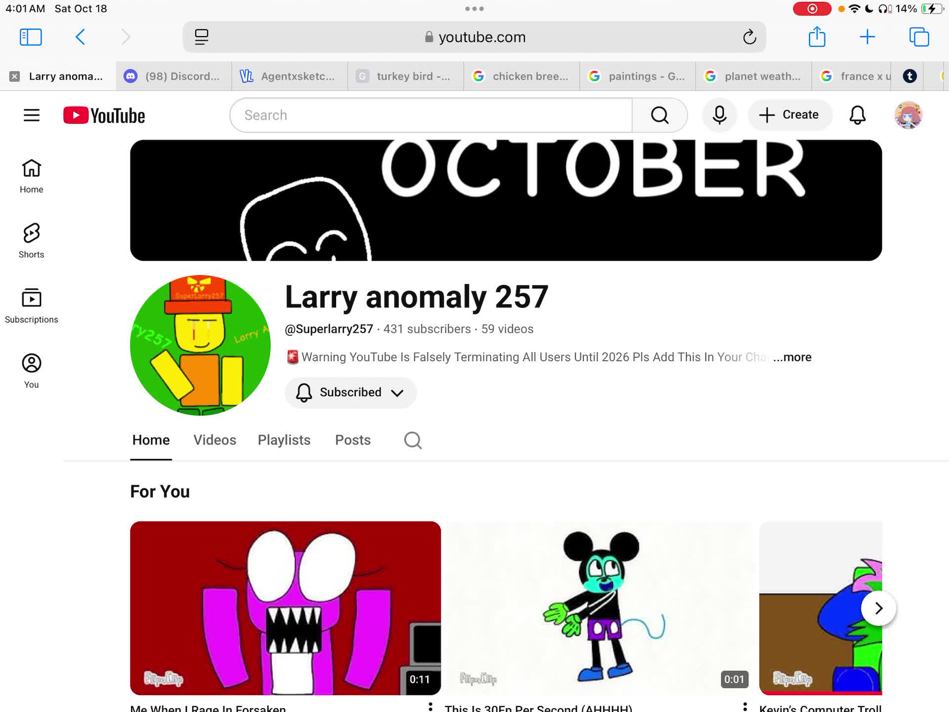 Gaining piece with Superlarry257+voice reveal Gaining piece with Superlarry257+voice reveal