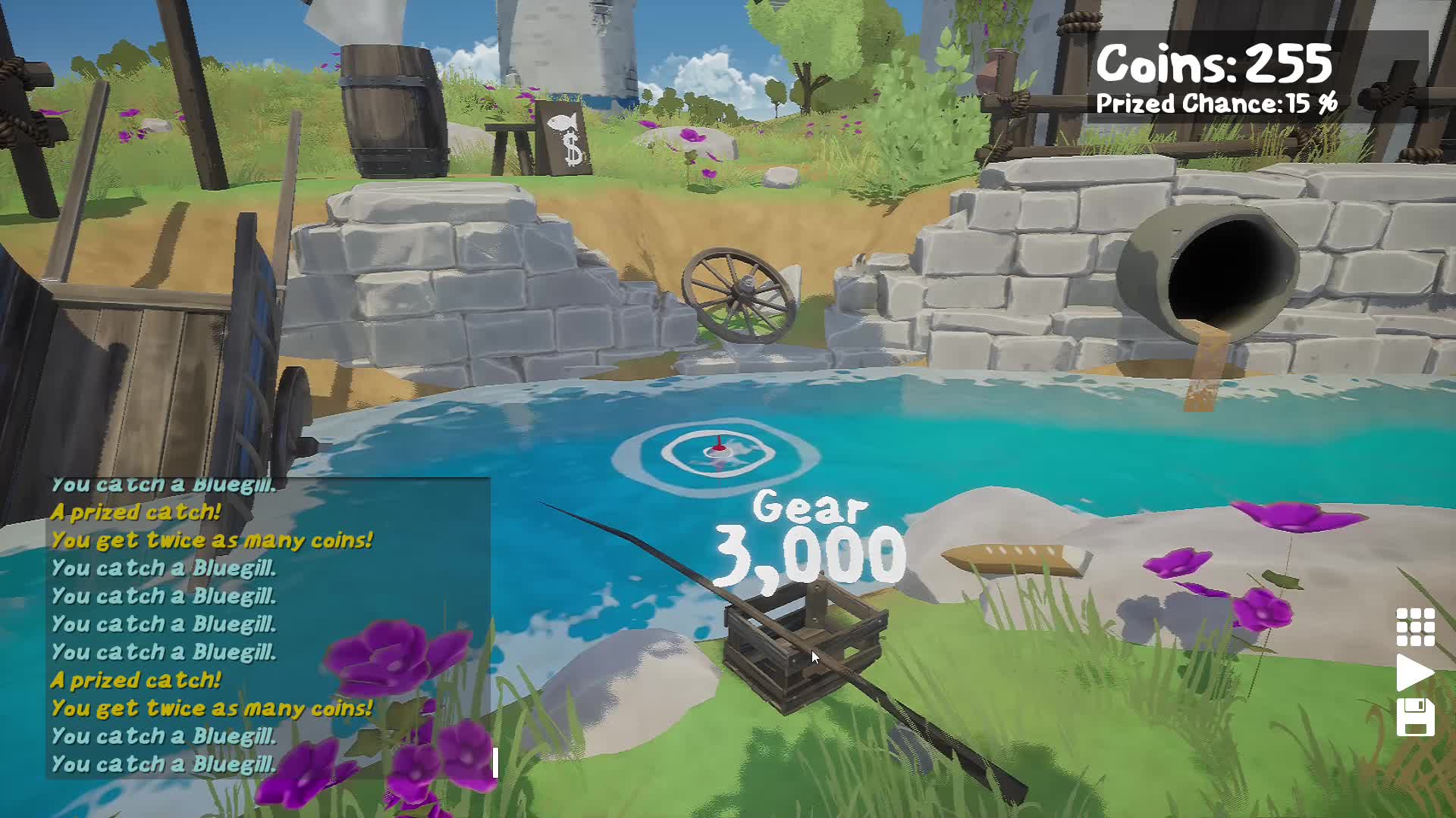 A Quiet Afternoon Fishing - Más pesca automática solitaria sólo con el ruido del río