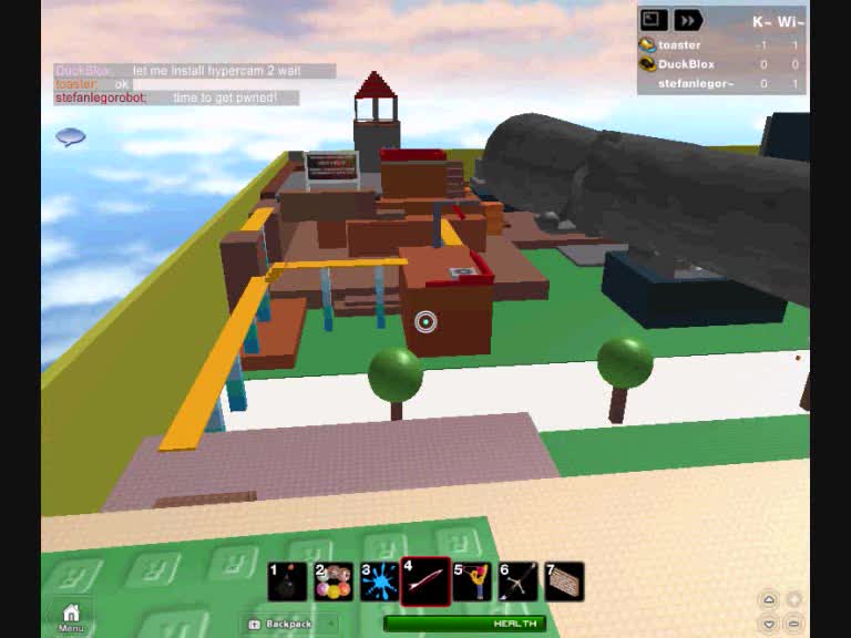 playing roblox